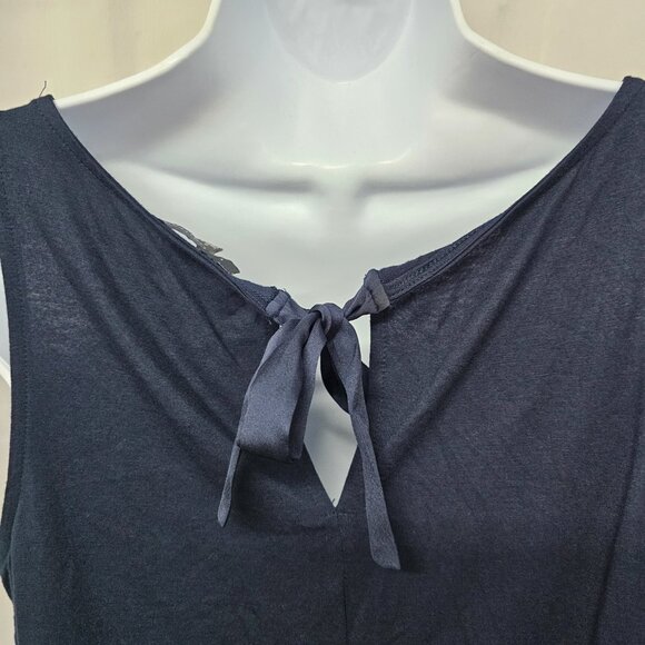 The Limited Y2K Tank Top Navy Blue Metallic Fairy Goth Boho S - Picture 6 of 11